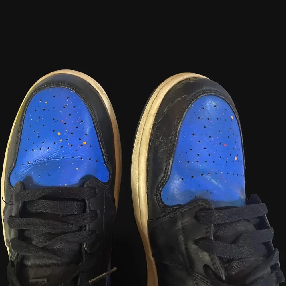 Air Jordan 1 Retro Mid OG 2018 Paint Splatter Size 11.5